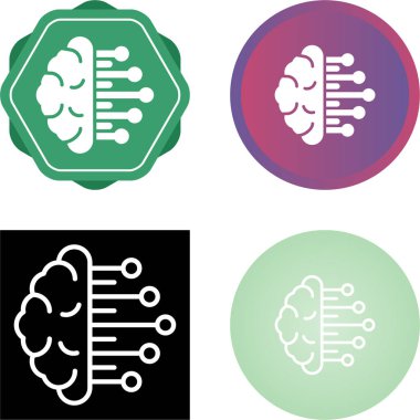 Bulut Hesaplama Ağı simgeleri, vektör illüstrasyonu           