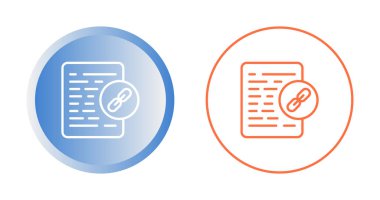 Bağlı mavi ve turuncu belge simgeleri