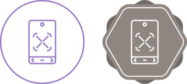 akıllı telefon simgeleri ayarlandı, vektör illüstrasyonu basit tasarım