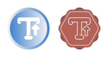 Dairelerin içinde ok olan iki metin simgesi