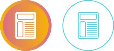 Belge simgeler kümesi, vektör çizim