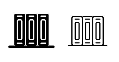 belge arşivleme simgeleri ayarlandı, vektör illüstrasyon tasarımı