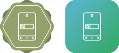 akıllı telefon simgeleri ayarlandı, vektör illüstrasyonu basit tasarım