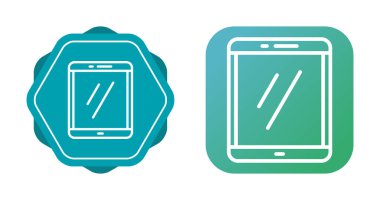 tablet pc simgeleri ayarlandı, vektör illüstrasyonu