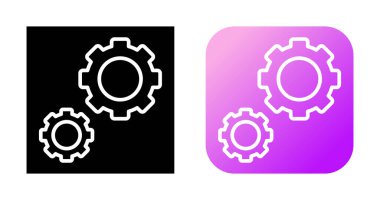 Gears'ı web simge vektör çizim