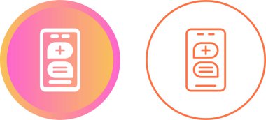 Moda düz tasarımlı cep telefonu lin simgesi. Cep telefonu simgesi. Web ve mobil uygulama için telefon arama simgesi