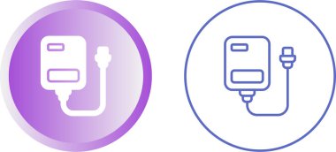 Basit arayüz vektör çizgisi simgesi