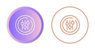 ses eşitleyici simgesi işaret vektörü illüstrasyonu 