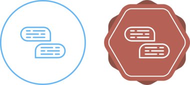 Konuşma baloncukları ayarlandı, vektör illüstrasyonu