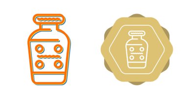 C renk dairesel arkaplan içinde çizilmiş mikroçip simgeleri