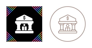 Banka web simge vektör çizim