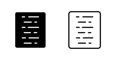 Belge simgeler kümesi, vektör çizim