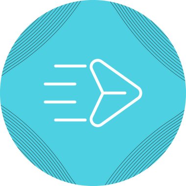 posta simgesi, vektör illüstrasyonu basit tasarım gönder