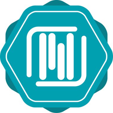 Satır simgesi, logo tasarım şablonu, vektör illüstrasyonu