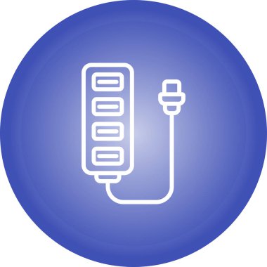 USB İnbot modern simgesinin vektör çizimi 