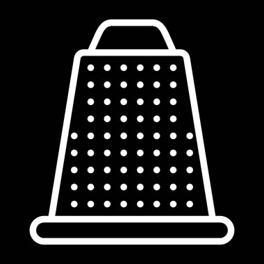 grater simgesi, web basit illüstrasyon