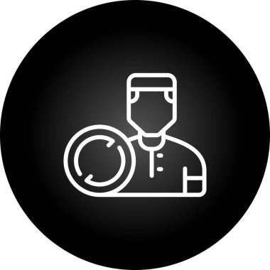 user icon, vector illustration simple design