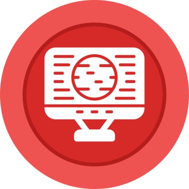 Ayrı arkaplanda büyüteç ya da araştırma simgesi, düz vektör grafiği