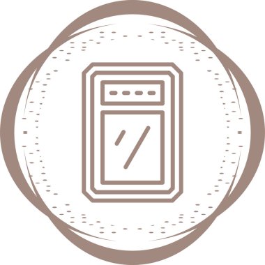 Oyun ikonu. Siluet tarzı. Oyun konsolu. Video oyunu ikonu. Vektör İllüstrasyonu