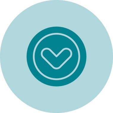 İşaret simgesini işaretle. vektör illüstrasyonu 