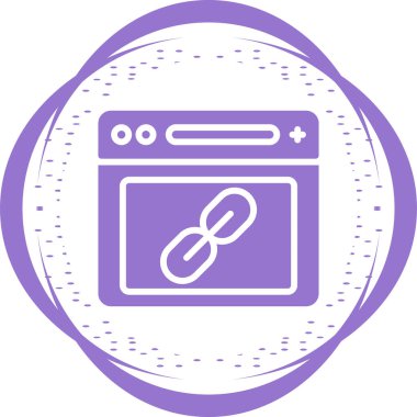 Tarayıcı web simgesi, basit illüstrasyon