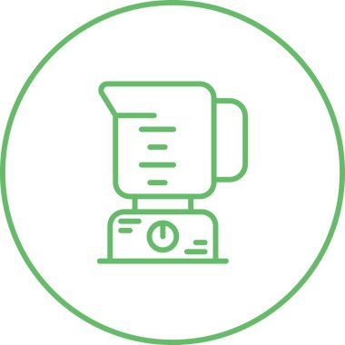 Karıştırıcı ağ simgesinin vektör illüstrasyonu