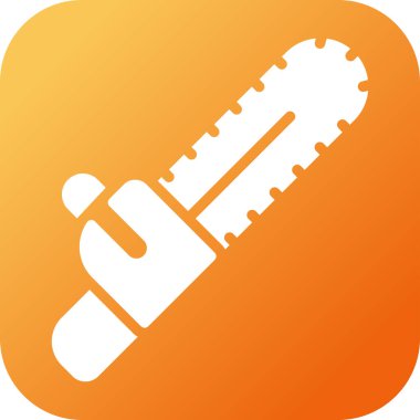 Elektrikli testerenin basit vektör illüstrasyonu