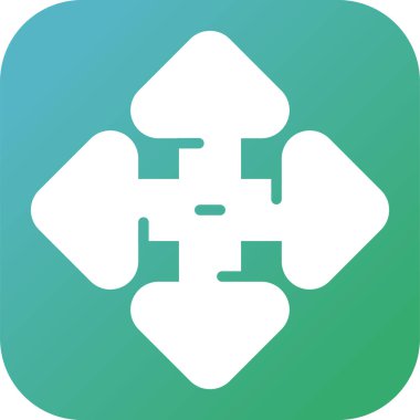 İmleç modern simgesinin vektör illüstrasyonu