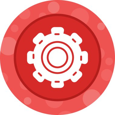 dişli web simge vektör çizim 