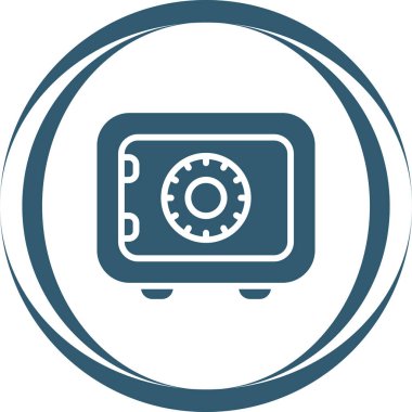 Güvendesin. Web simgesi basit illüstrasyon      