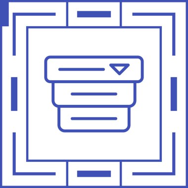  Menü simgesi vektör illüstrasyon tasarımını bırak