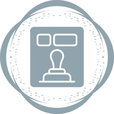 Modern Pul Aracı simgesinin vektör çizimi   
