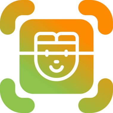 Resim Tarayıcı web simgesi, basit vektör illüstrasyonu