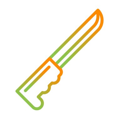 bıçak ağ ikonu vektör illüstrasyonu 