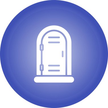 Acil tuvalet. Web simgesi basit illüstrasyon