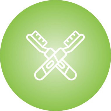 Elektrikli diş fırçası web simgesi, vektör illüstrasyonu