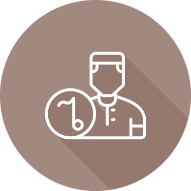 user icon, vector illustration simple design