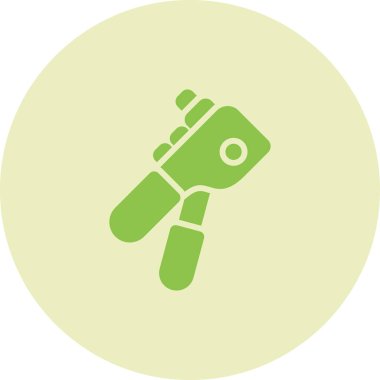  Perçin tabancası ağ ikonu vektör illüstrasyonu 