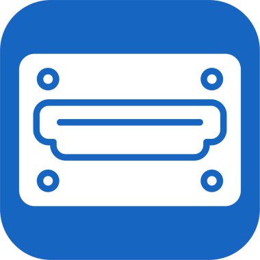 hdmi simgesi, web tasarımı için resimleme