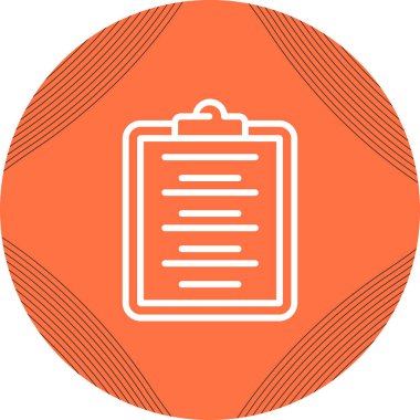 Yazı tahtası. Web simgesi basit illüstrasyon