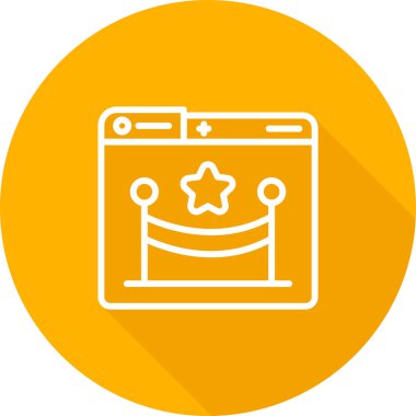 Olay Web simgesi, basit illüstrasyon