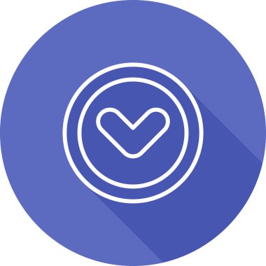 İşaret simgesini işaretle. vektör illüstrasyonu 