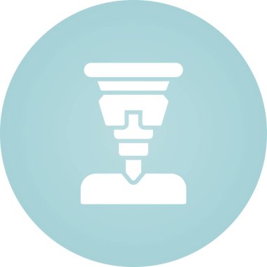 Kaya matkabı aracı simgesi, basit biçim