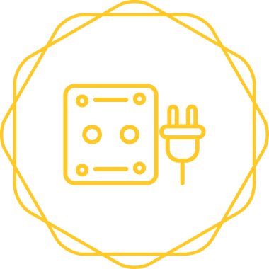 Fiş. Web simgesi basit illüstrasyon