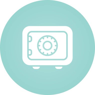 Güvendesin. Web simgesi basit illüstrasyon      