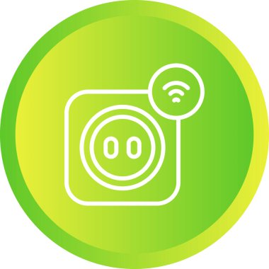 Fiş. Web basit simgesi illüstrasyonu