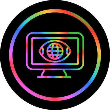 Bilgisayar web simge vektör çizim