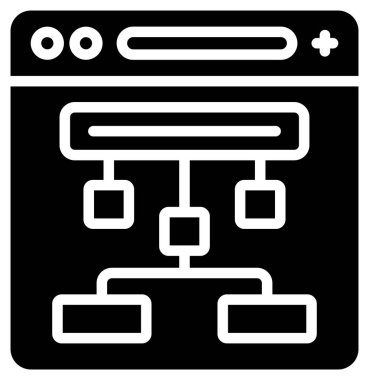 Moda biçimi izole edilmiş arkaplanda tarayıcı simgesi