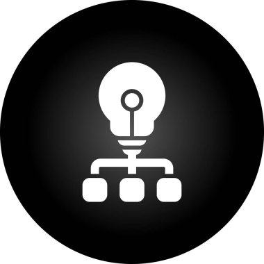 Bir fikrim var. Web simgesi basit illüstrasyon 