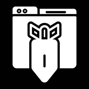 DDoS Koruma simgesi vektör illüstrasyonu 